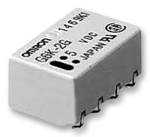 OMRON ELECTRONIC COMPONENTS G6K-2G-Y DC5 Signal Relay, 5 VDC, DPDT, 1 A, G6K Series, Surface Mount, Non Latching