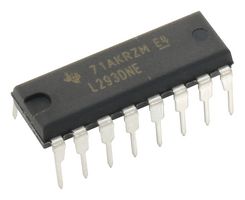 TEXAS INSTRUMENTS L293DNE Motor Driver/Controller, Half-H, 4.5V to 36V supply, 36V/600 mA/4 Outputs, DIP-16