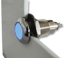 MARL 531-501-63 LED Panel Mount Indicator, Weatherproof, Red, 28 V, 12.7 mm, 16 mA, 11 cd, IP67