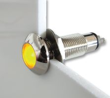MARL 537-521-63 LED INDICATOR, 12-28V AC/DC, YELLOW