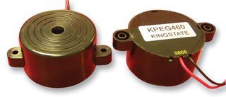 KINGSTATE KPEG460 Transducer, Continuous, 89 dB, Panel Mount