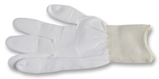 MULTICOMP PRO 109-0919 Glove, ESD PU Tip, Pack of 10, White, PU (Polyurethane), Size XL, Knit Wrist
