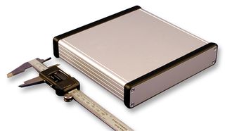 HAMMOND 1455R1601 Metal Enclosure, 1455 Series, Extruded With Metal End Panels, Small, Extruded Aluminium, 30.5 mm