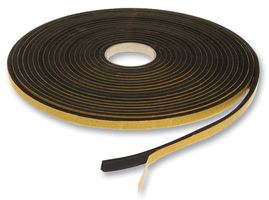STEINBACH AND VOLLMANN 0.87.0019.0 Sealing Tape, Polychloroprene, Black, 10 mm x 10 m