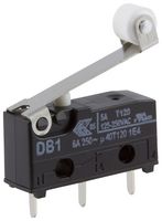 ZF DB1C-C1RC Microswitch, Subminiature, Roller Lever, SPDT, Solder, 6 A