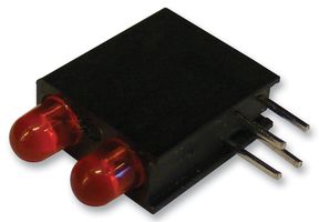 DIALIGHT 553-0311F LED, PCB, 3MM, BI, RED-RED