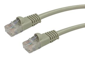 VIDEK 2965-10 Ethernet Cable, Patch Lead, Cat5e, RJ45 Plug to RJ45 Plug, Beige, 10 m