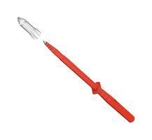STAUBLI 24.0235-1 Test Probe Connector, Slim, 4mm, Red