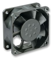 NMB TECHNOLOGIES 2410ML-04W-B50-B00 DC Axial Fan, 12 V, Square, 60 mm, 25 mm, Ball Bearing, 23.3 CFM