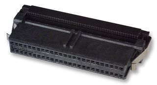 AMP - TE CONNECTIVITY 2-111196-1 IDC Connector, IDC Receptacle, Female, 1.27 mm, 2 Row, 50 Contacts, Cable Mount