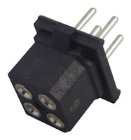 HARWIN M80-8500842 PCB Receptacle, Board-to-Board, Wire-to-Board, 2 mm, 2 Rows, 8 Contacts, Through Hole Mount