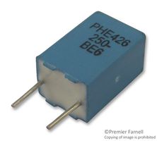 KEMET PHE426HJ6100JR05 General Purpose Film Capacitor, Metallized PP, Radial Box - 2 Pin, 0.1 µF, ± 5%, 160 V, 250 V