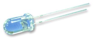 MULTICOMP PRO MCL053BGC LED, Blue Green, Through Hole, T-1 3/4 (5mm), 20 mA, 3.4 V, 510 nm