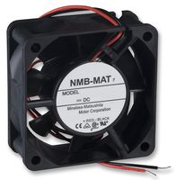NMB TECHNOLOGIES 2410ML-04W-B40-E00 DC Axial Fan, 12 V, Square, 60 mm, 25 mm, Ball Bearing, 21.5 CFM