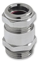 LAPP 52105510 Cable Gland, M20 x 1.5, 13.8 mm, 14.8 mm, Brass, Metallic - Nickel Finish, IP68