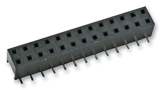 AMPHENOL COMMUNICATIONS SOLUTIONS 55510-122TRLF PCB Receptacle, Board-to-Board, 2 mm, 2 Rows, 22 Contacts, Through Hole Mount, Minitek 55510