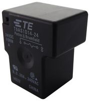 TE CONNECTIVITY - POTTER&BRUMFIELD T9AS1D14-24 General Purpose Relay, T9A Series, Power, Non Latching, SPST, 24 VDC, 30 A