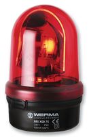WERMA 88510078 ROTATING MIRROR BEACON 115-230VAC/DC RED