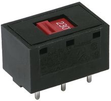 C&K COMPONENTS V80212MS02Q.. SLIDE SWITCH, DPDT