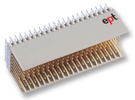 EPT 243-22320-15 Connector, 154 Contacts, 2 mm, Plug, Press Fit, 7 Rows