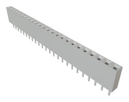SAMTEC BCS-124-L-S-TE PCB Receptacle, Board-to-Board, 2.54 mm, 1 Rows, 24 Contacts, Through Hole Mount