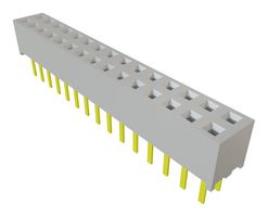 SAMTEC MMS-115-01-L-DV PCB Receptacle, Board-to-Board, Wire-to-Board, 2 mm, 2 Rows, 30 Contacts, Through Hole Mount