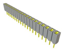 SAMTEC SSA-120-S-G PCB Receptacle, Board-to-Board, 2.54 mm, 1 Rows, 20 Contacts, Through Hole Mount