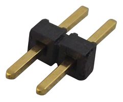 SAMTEC TMM-102-01-G-S Pin Header, Single, Board-to-Board, 2 mm, 1 Rows, 2 Contacts, Through Hole, TMM