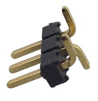 SAMTEC TMM-103-01-G-S-SM Pin Header, Single, Board-to-Board, 2 mm, 1 Rows, 3 Contacts, Surface Mount, TMM
