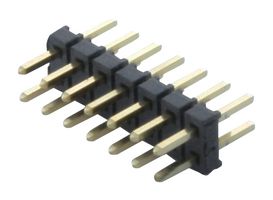 SAMTEC TMM-107-01-G-D Pin Header, Dual, Board-to-Board, 2 mm, 2 Rows, 14 Contacts, Through Hole, TMM