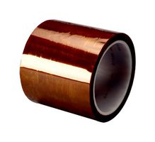 3M 5413 12MM Masking Tape, PI (Polyimide) Film, Amber, 12 mm x 32.9 m