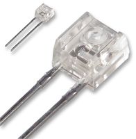 ROHM SIM-20STN Infrared Emitter, 950 nm, 15 °, Side Looking, 7.5 mW/Sr, 1 µs, 1 µs