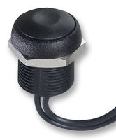 APEM IRR3F422 Industrial Pushbutton Switch, IR Series, 16.2 mm, SPST-NO, Momentary, Round, Black