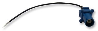 MULTICOMP PRO R-FC31G0000100C RF / Coaxial Cable Assembly, 3.94 ", 100 mm, 1.37mm, FAKRA C Plug, Free End, 50 ohm
