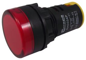 MULTICOMP PRO RAD224P LED Panel Mount Indicator, Pilot Lamp, Red, 230 VAC, 22 mm, IP65