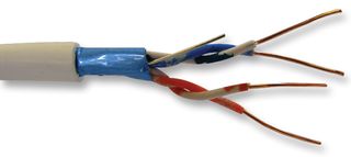 BELDEN 7704NH.00305 Multipair Cable, Data, Screened, 2 Pair, 22 AWG, 1000 ft, 304.8 m