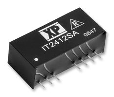 XP POWER IT2405SA Isolated Through Hole DC/DC Converter, Regulated, ITE, SIP, 4:1, 3 W, 1 Output, 5 V