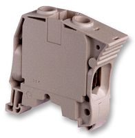 TE CONNECTIVITY - ENTRELEC 1SNK516010R0000 DIN Rail Mount Terminal Block, 2 Ways, 10 AWG, 0 AWG, 35 mm², Screw, 125 A