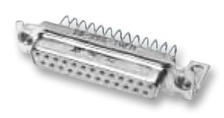 ITT CANNON DA-15S-1A7N-A197 D Sub Connector, Right Angle, DB9, Standard, Receptacle, DA, 15 Contacts, DA, Solder