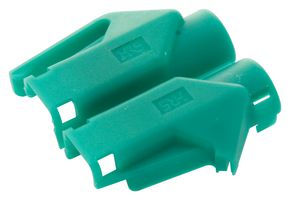 HIROSE / HRS TM21P-88P(16) Connector Accessory, Green, Strain Relief, TM21P Series RJ 45 Plugs, 8 Ways, Nylon (Polyamide)