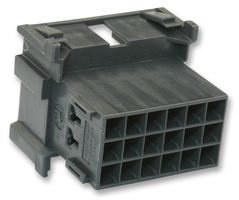 AMP - TE CONNECTIVITY 1-967629-1 Connector Housing, Junior Power Timer, Plug, 18 Ways, 5 mm, Junior Power Timer Contacts