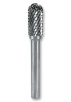 RUKO 116048 Tip, Deburring Tool, Tungsten Carbide, Cross Tooth, Shape C Oval, 3mm