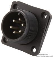 HARWIN C90-3102R14S-6P Circular Connector, TBA, MIL-DTL-5015 Series, Panel Mount Receptacle, 6 Contacts, Solder Pin
