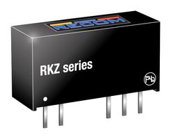 RECOM POWER RKZ-1212D Isolated Through Hole DC/DC Converter, Medical, SIP, 1:1, 2 W, 2 Output, 12 V