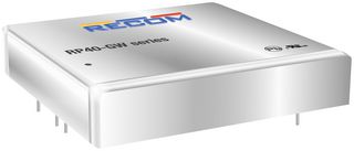 RECOM POWER RP40-4812DGW Isolated Through Hole DC/DC Converter, ITE, DIP, 4:1, 40 W, 2 Output, 12 V