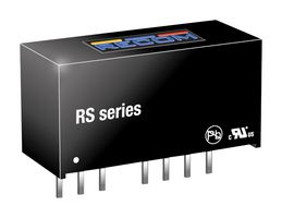 RECOM POWER RS-1212D Isolated Through Hole DC/DC Converter, Medical, SIP, 2:1, 2 W, 2 Output, 12 V