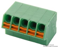 PHOENIX CONTACT 1752133 Wire-To-Board Terminal Block, 3.5 mm, 5 Ways, 24 AWG, 16 AWG, 1.5 mm², Push In