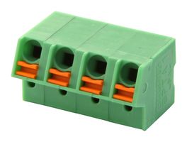 PHOENIX CONTACT 1752230 Wire-To-Board Terminal Block, 5 mm, 4 Ways, 24 AWG, 16 AWG, 1.5 mm², Push In