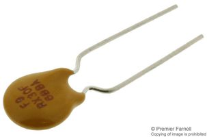 MULTICOMP PRO MC33173 Resettable Fuse, PPTC, MP FRX, 90 VDC, 300 mA, 600 mA, 3 s, Round