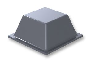 MULTICOMP PRO PD.2126G Bumper / Feet, Adhesive, 5.7 mm, 12.6 mm, Square, Grey